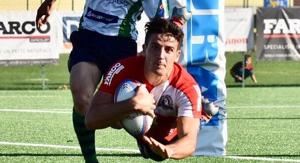 Un'azione di gioco del match fra Rovato e Cus Milano, foto da Facebook