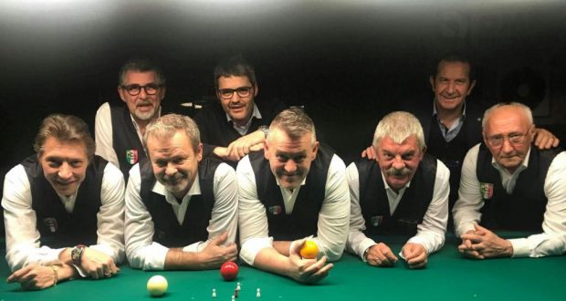 I giocatori di biliardo del club di Rovato