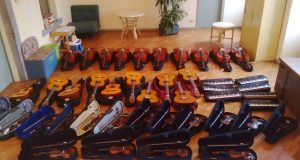 Strumenti musicali della scuola Strickler di Rovato