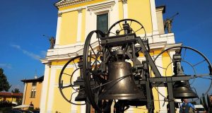 Le campane ristrutturate della chiesa del Duomo, foto da pagina Facebook Comune di Rovato