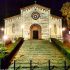 La chiesa di Santo Stefano con la nuova illuminazione