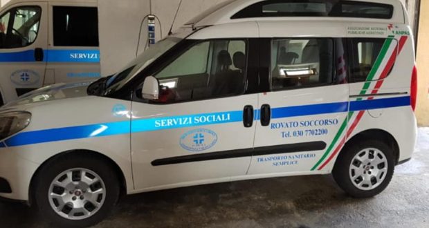 Un mezzo di Rovato Soccorso