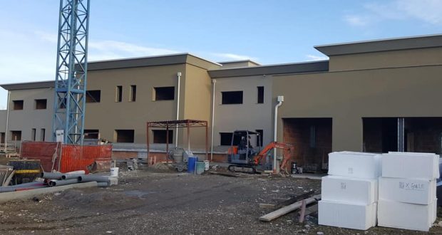 I lavori per la realizzazione della nuova caserma della Finanza a Rovato