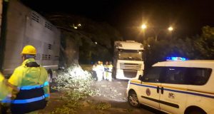 Protezione Civile in azione a Rovato, foto da pagina Facebook Comune