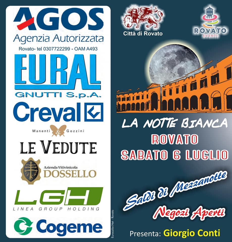 Programma Notte bianca Rovato