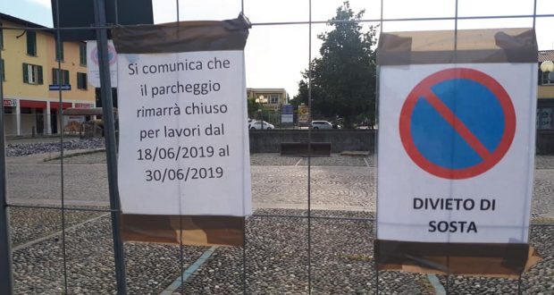 Largo Cattaneo, foto da pagina Facebook città di Rovato