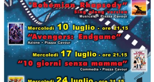 Cinema in piazza a Rovato