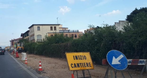 Lavori a Rovato, fonte pagina Facebook Comune