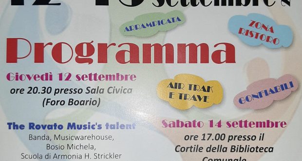La festa delle associazioni di Rovato: locandina completa