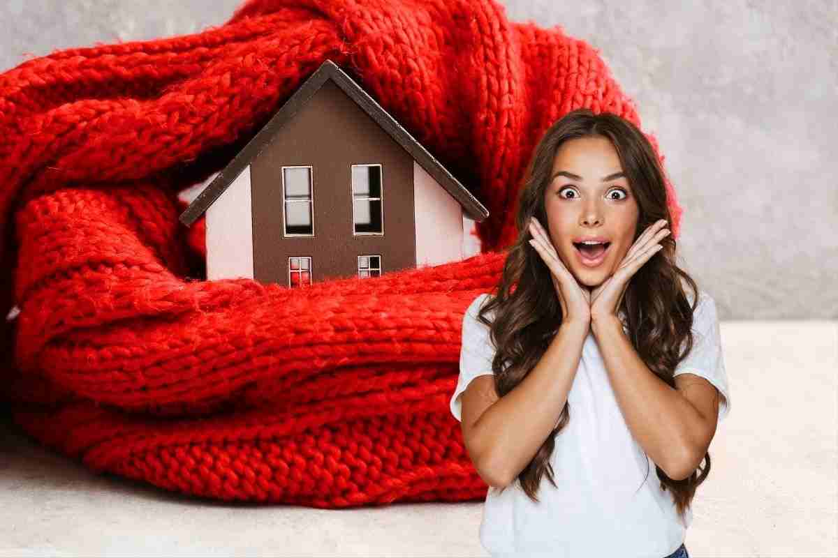 casa calda senza termosifoni