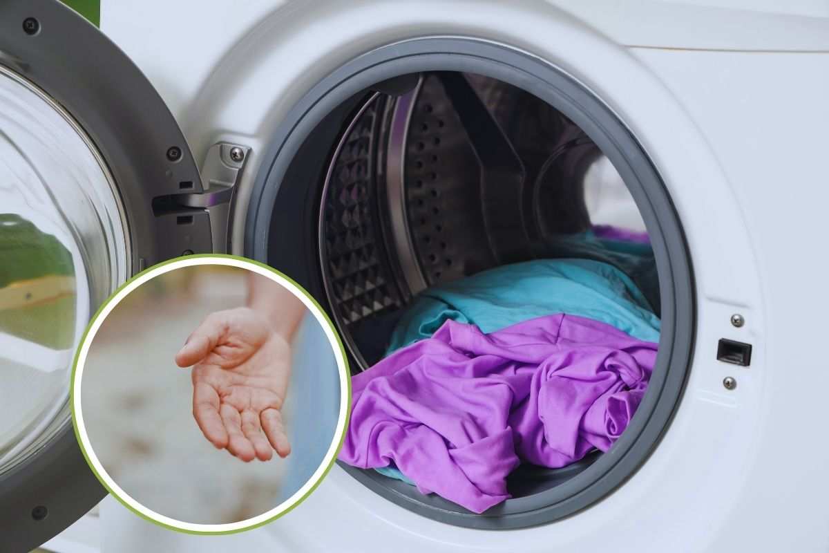 lavatrice: il trucco del palmo